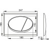 Инсталляция ALCAPLAST SET AM101/1120-3:1 RU M70-0001 с белой кнопкой AM101/1120-3.1 RU M70-0001