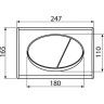 Инсталляция ALCAPLAST SET AM101/1120-3:1 RU M70-0001 с белой кнопкой AM101/1120-3.1 RU M70-0001