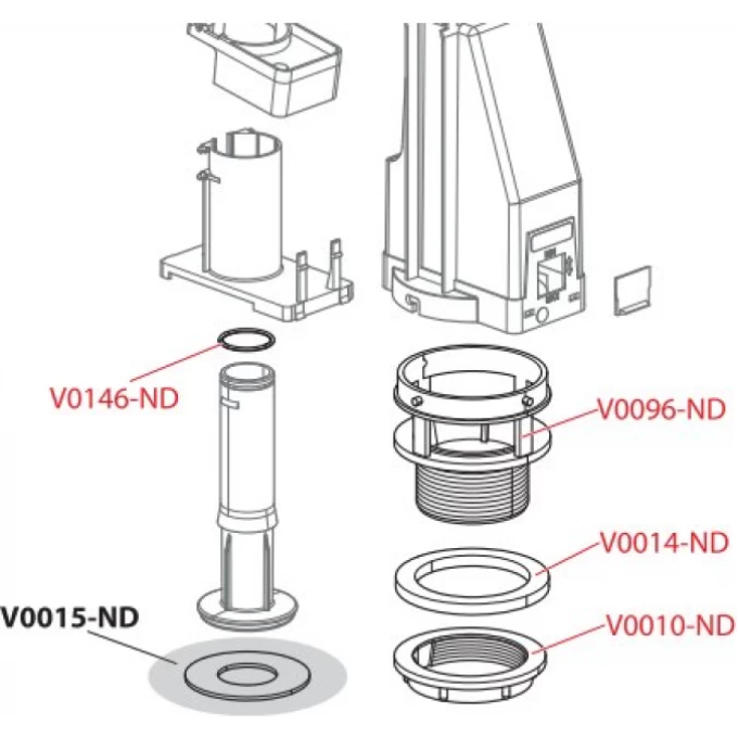 Штифт кнопки ALCAPLAST V0087-ND
