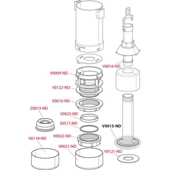 Слив ALCAPLAST V0009-ND